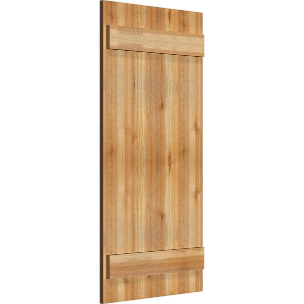 Joined Board-n-Batten Shutters, Rough Sawn Western Red Cedar, 21 1/2W X 43H